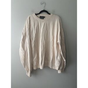 Hathaway Sport Sweater Men's Brunswick Cream Crew Neck Cotton Sz XXL Switzerland